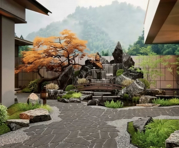 Japanese Style Courtyard/landscape-ID:638647087