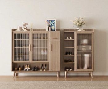 Nordic Style Shoe Cabinet-ID:354909954