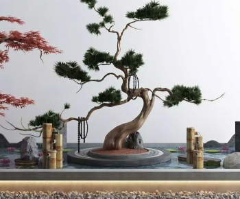 New Chinese Style Rockery Waterscape-ID:950126891