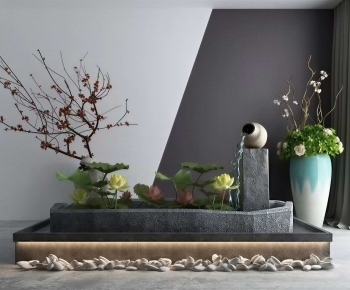 New Chinese Style Plant Landscaping-ID:914946087