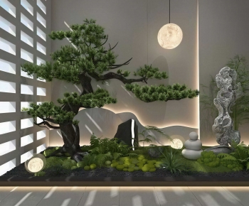 New Chinese Style Plant Landscaping-ID:559649572