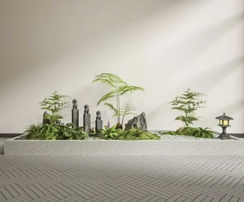 New Chinese Style Plant Landscaping-ID:261801963