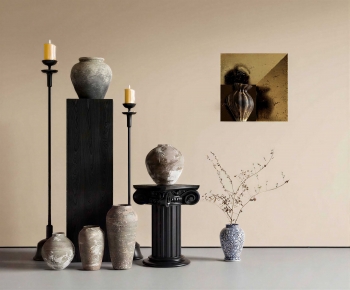 Wabi-sabi Style Clay Pot-ID:938780376