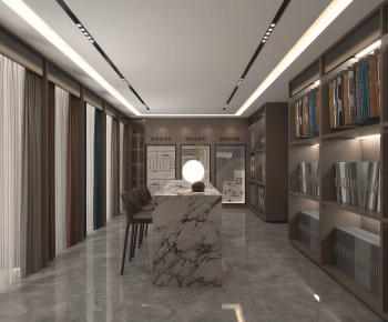 Modern Exhibition Hall-ID:684448006