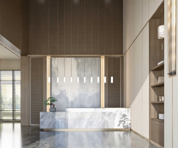 New Chinese Style Lobby Hall-ID:756882914