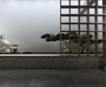 New Chinese Style Plant Landscaping-ID:411169568