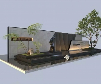 Modern Rockery Waterscape-ID:821058031