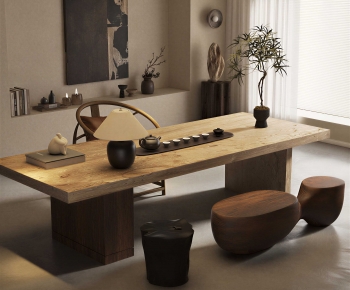 New Chinese Style Tea Tables And Chairs-ID:782835014