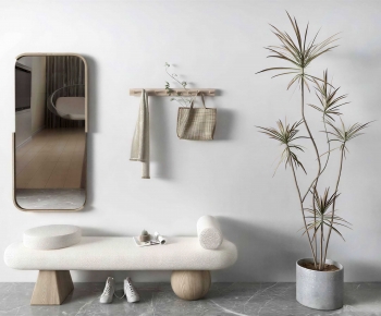 Nordic Style Stool For Changing Shoes-ID:935459178