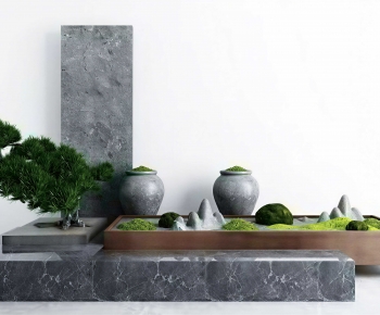 New Chinese Style Plant Landscaping-ID:670892004