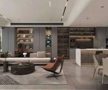 Modern A Living Room-ID:361578949