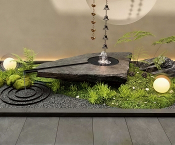 New Chinese Style Rockery Waterscape-ID:730190399