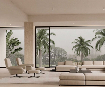 Modern A Living Room-ID:697679047