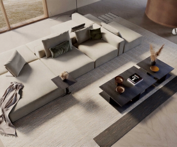 Wabi-sabi Style Sofa Combination-ID:867741115