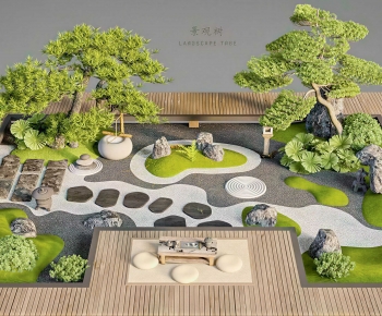 Japanese Style Courtyard/landscape-ID:396606925