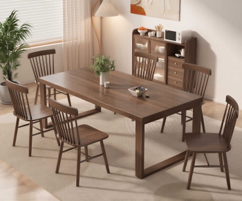 Modern Dining Table And Chairs-ID:790528066