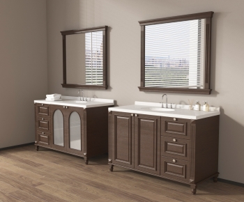 French Style Bathroom Cabinet-ID:585614925