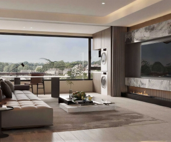 Modern A Living Room-ID:263596062