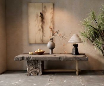 Wabi-sabi Style Console-ID:287275083