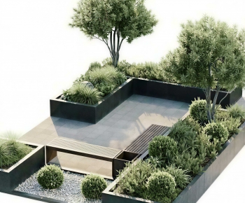 Modern Courtyard/landscape-ID:673077116