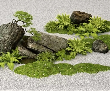 Japanese Style Plant Landscaping-ID:556248905