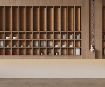 New Chinese Style Decorative Cabinet-ID:586033115