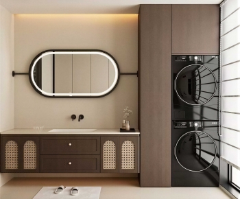 Modern Balcony Laundry Room-ID:570436959