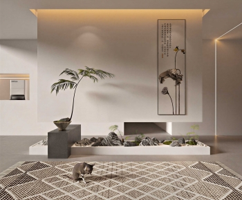 New Chinese Style Hallway-ID:443896067