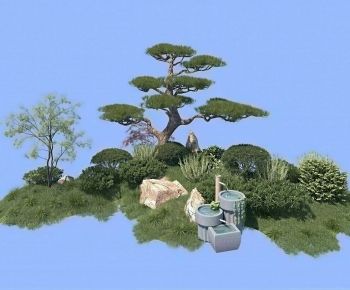 New Chinese Style Plant Landscaping-ID:479382994