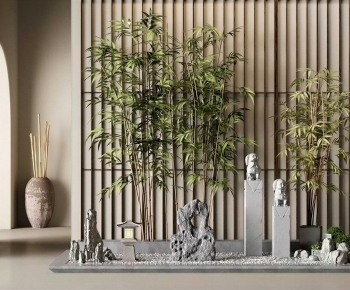 New Chinese Style Plant Landscaping-ID:798161986