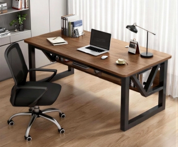 Modern Office Desk And Chair-ID:440943006