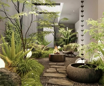 Modern Courtyard/landscape-ID:529329069