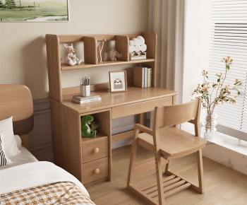 Modern Computer Desk And Chair-ID:302035095