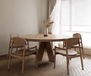 Nordic Style Dining Table And Chairs-ID:646071918