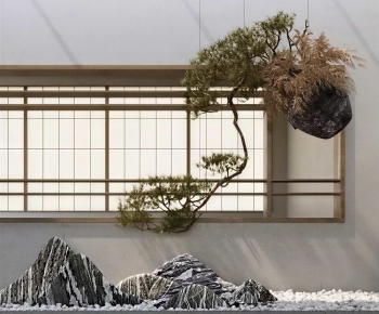 New Chinese Style Plant Landscaping-ID:497411977