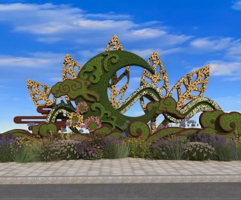 Modern Sculpture Sketch-ID:124499085