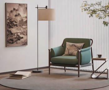 New Chinese Style Lounge Chair-ID:606883056