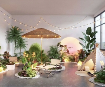 Modern Plant Landscaping-ID:160459044