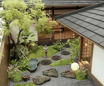Japanese Style Courtyard/landscape-ID:175662045