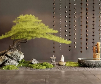 Japanese Style Plant Landscaping-ID:345007908