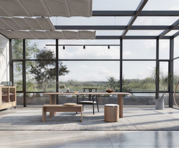 Modern Glass Sun Room-ID:890059552