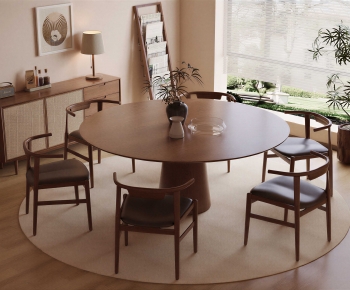Modern Dining Table And Chairs-ID:391836881