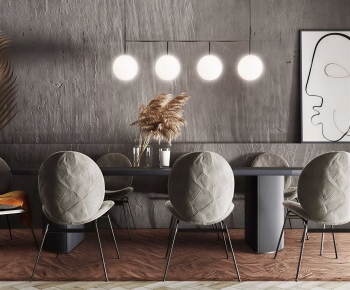 Modern Dining Table And Chairs-ID:351392034