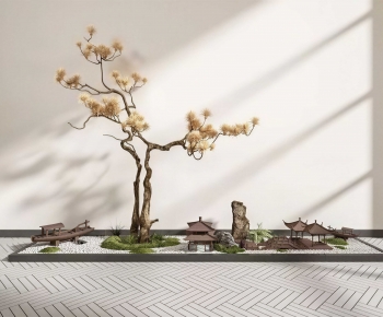 New Chinese Style Plant Landscaping-ID:254400976