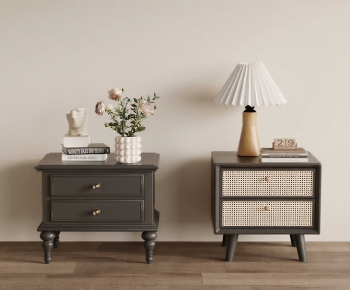 French Style Bedside Cupboard-ID:623450346