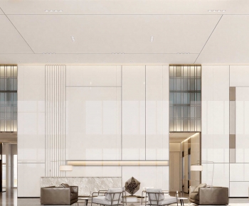 Modern Office Reception Desk-ID:625442038