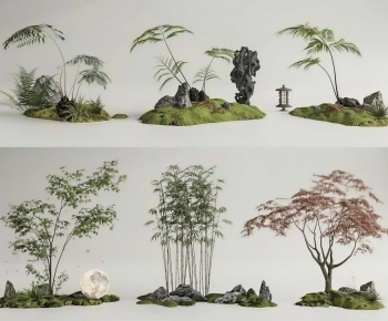 New Chinese Style Plant Landscaping-ID:821832901