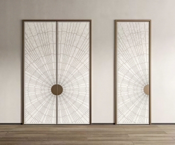 New Chinese Style Double Door-ID:845549116