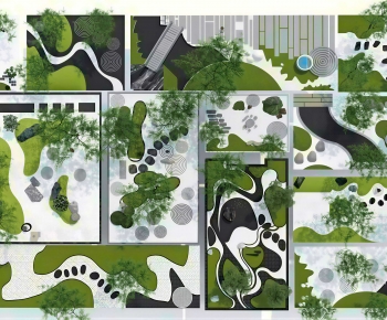 Modern Garden-ID:825557955