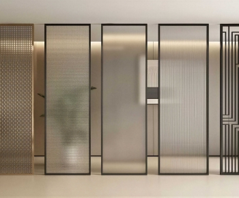 Modern Glass Screen Partition-ID:482935919